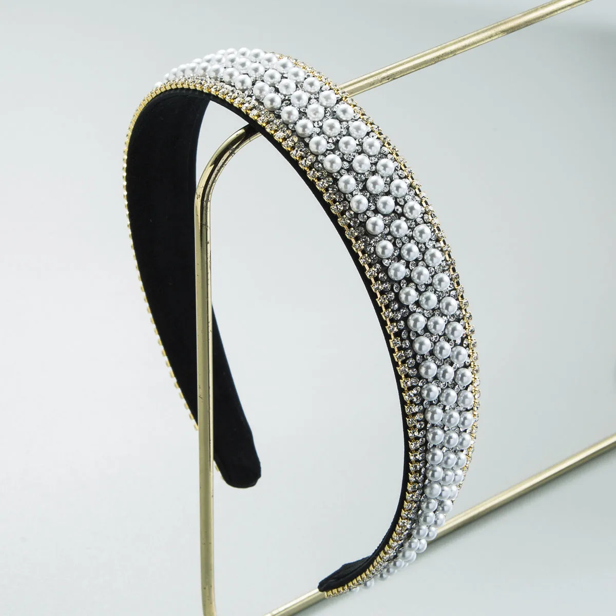 Wholesale Trendy Color Full Diamond Non-slip Headband